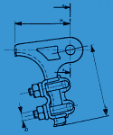 Group (5) Steel strain clamp