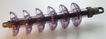 Purple Cochrane Bells multipart suspension insulator